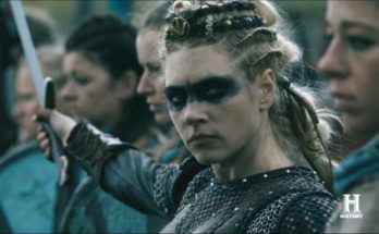 Lagertha e le skjaldmær nella serie Vikings