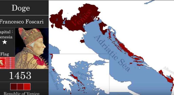 Evoluzione dei confini della Repubblica di Venezia